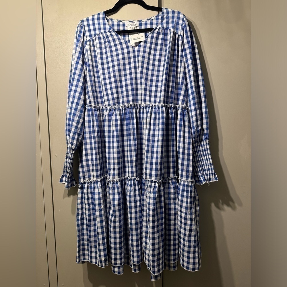 NEW Gingham Babydoll Dress